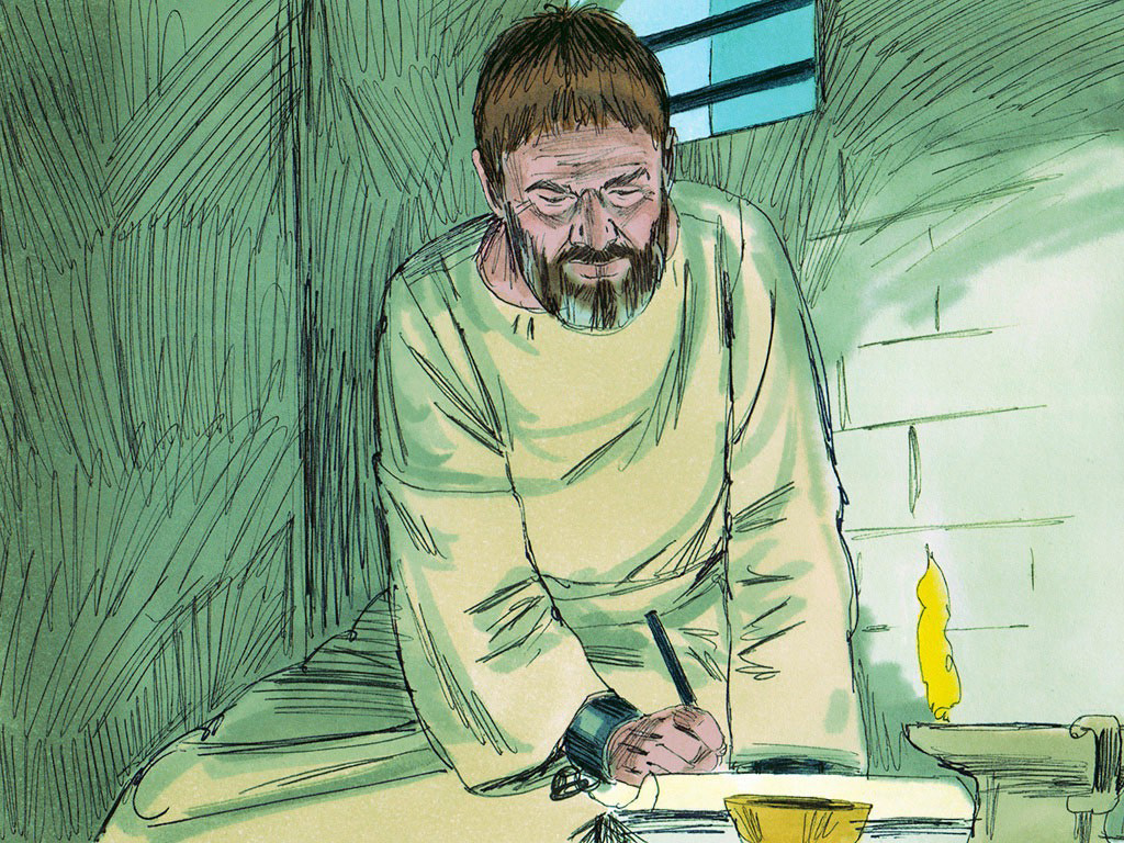 Paul Writing in Prison