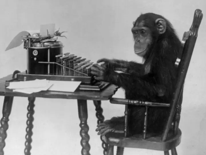 Monkey typing